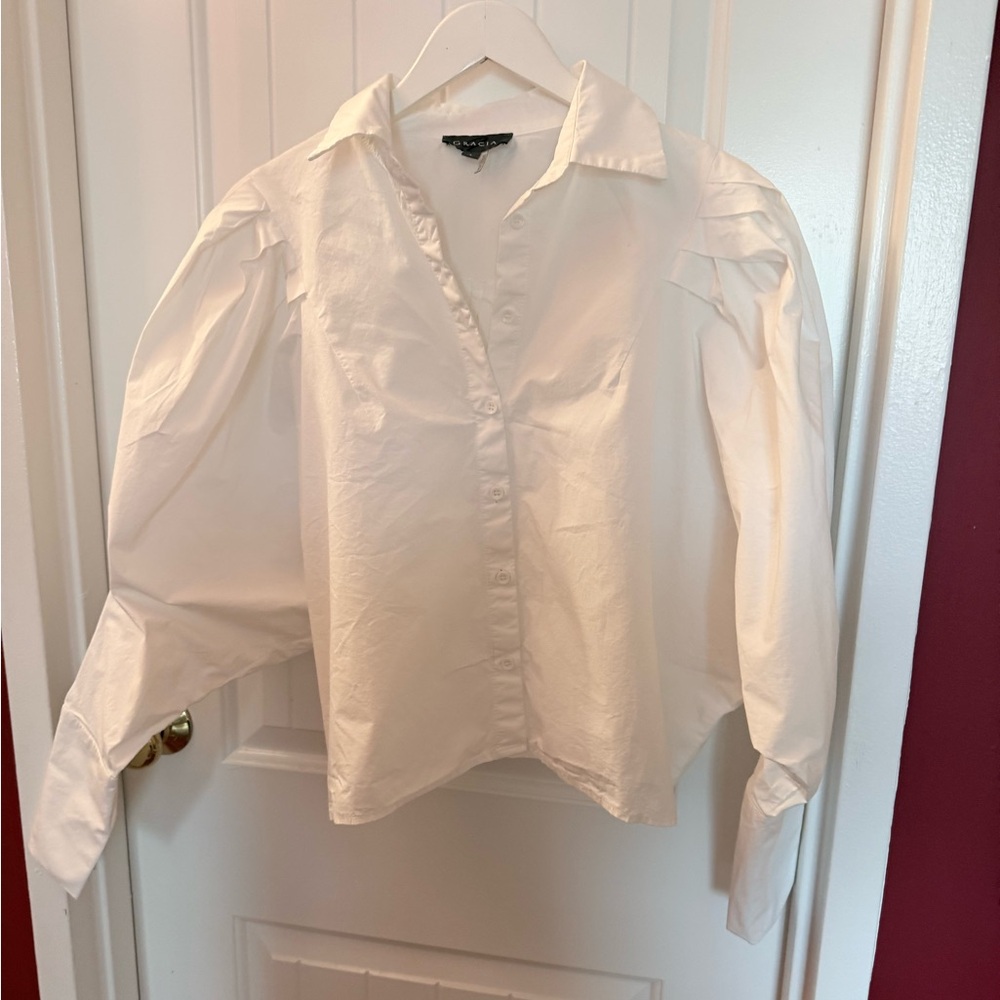 Gracia White Blouse